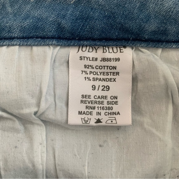 EUC Judy Blue Skinny Fit High Rise Released Hem Jeans Size 9/29 - Picture 12 of 12